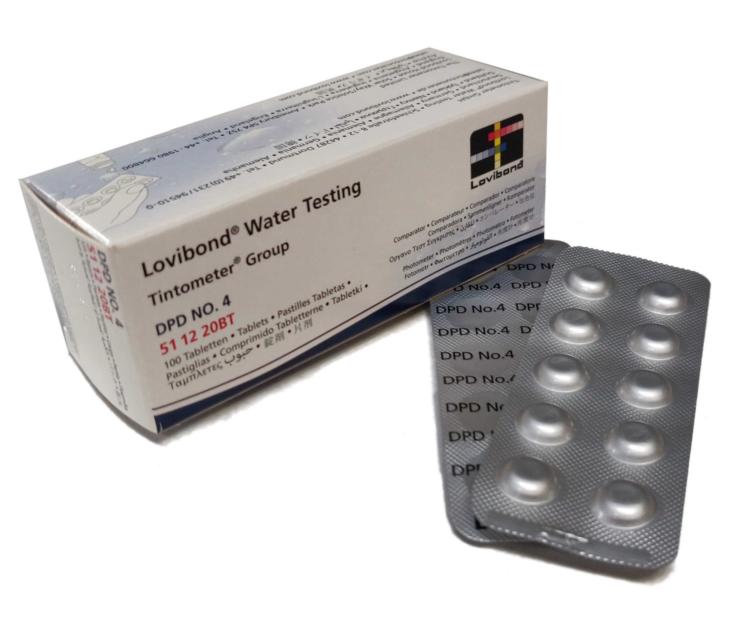 DPD nr. 4 Aktivt Syre 0,1-10 mg/l (fotometer)
